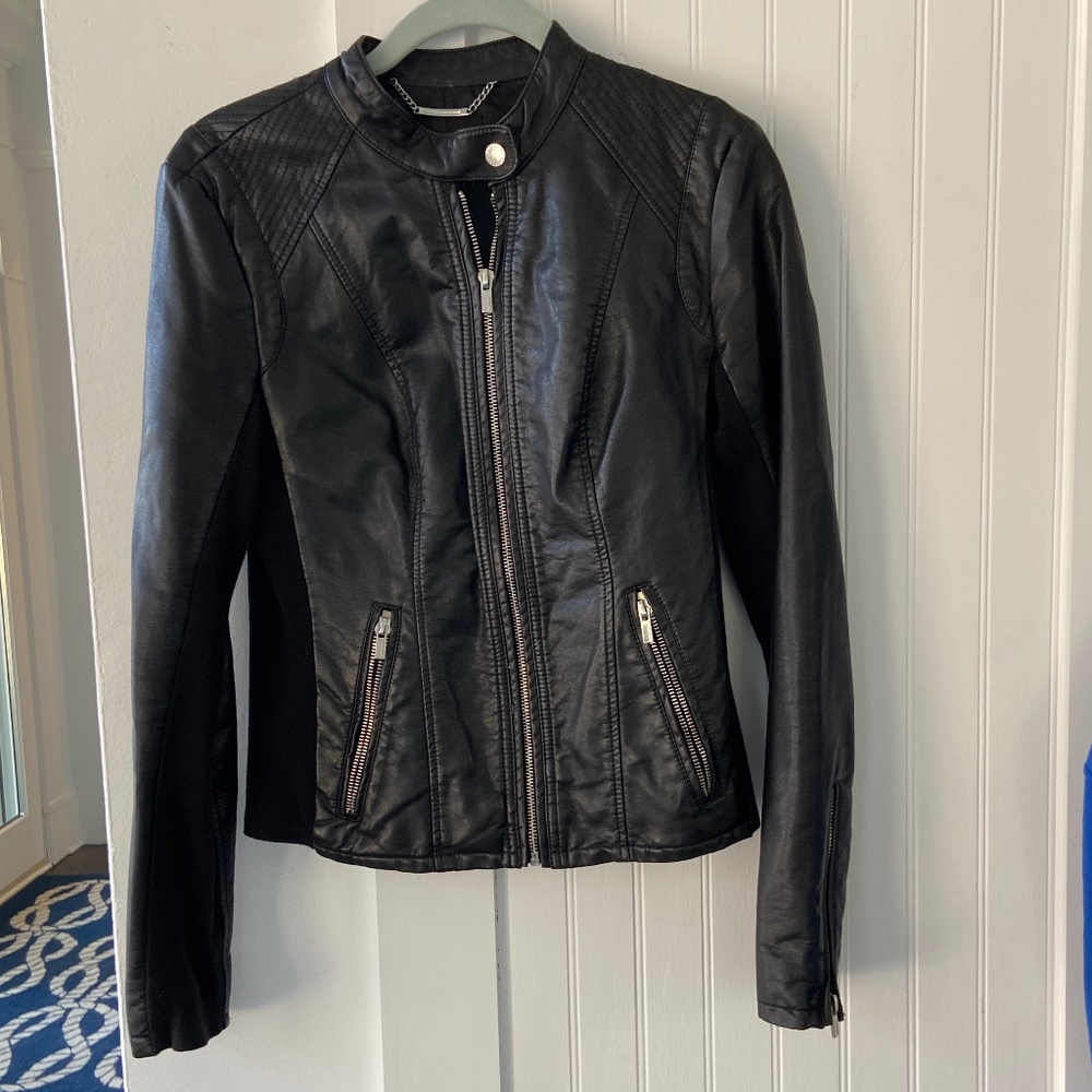 Faux Leather Jacket
